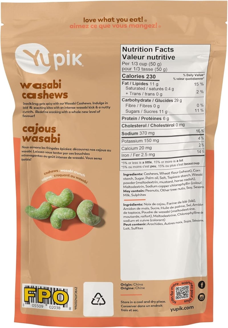 Yupik Wasabi Cashews - Bold & Spicy Snack - Image 2